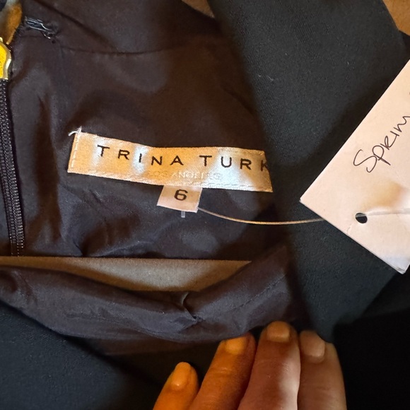 Trina Turk Classic Black Mini Dress - Picture 6 of 7